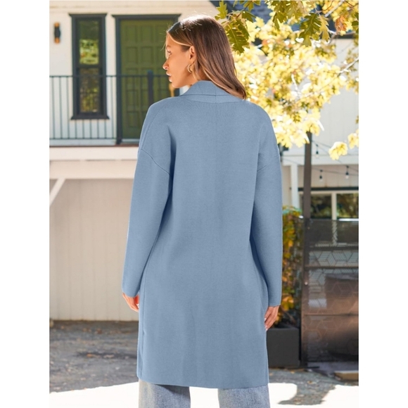 LILLUSORY Women's Oversized Long Cardigan - Picture 5 of 11